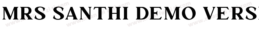 Mrs Santhi Demo Version字体转换